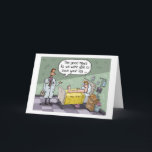 Cartão Funny HAPPY BIRTHDAY card -  HOPPY BIRTHDAY!<br><div class="desc">Funny Get Well Card. A doctor stands at the foot of the bed of a man who is only a head attached to one leg and says. “The good news is, I was able to save your leg”. A great GET WELL gift or a funny gift for a doctor or...</div>