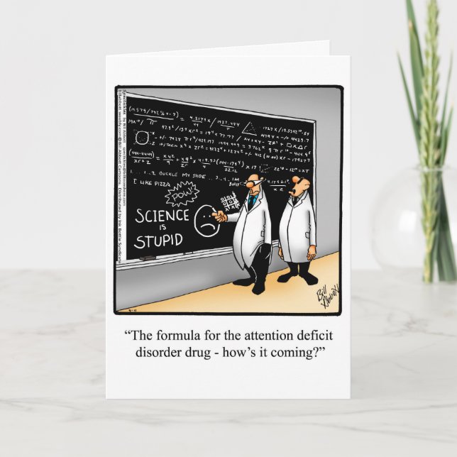 Cartão Funny Happy Chemistry Week Greeting Card (Frente)