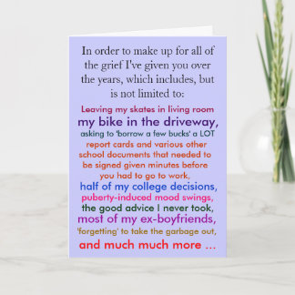 Cartão Funny Happy Fathers Day Card