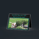 Cartão Funny "Hide & Seek" Birthday Card w/Bassets<br><div class="desc">Funny "Hide & Seek" Birthday Card w/Bassets w/Black background and Aqua lettering</div>