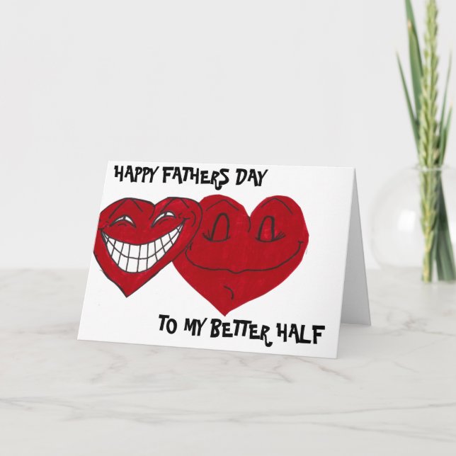 Cartão FUNNY HUSBAND FATHERS DAY card (Frente)