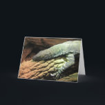 Cartão Funny Iguana, Over the Hill birthday card<br><div class="desc">Funny Iguana,  Over the Hill birthday card</div>