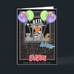 Cartão Funny Jailbird Birthday card<br><div class="desc">A perfect card for someone's not-so-happy birthday behind bars! Be sure to visit www.zazzle.com/jailbirdz to see the entire Jailbirdz collection!</div>