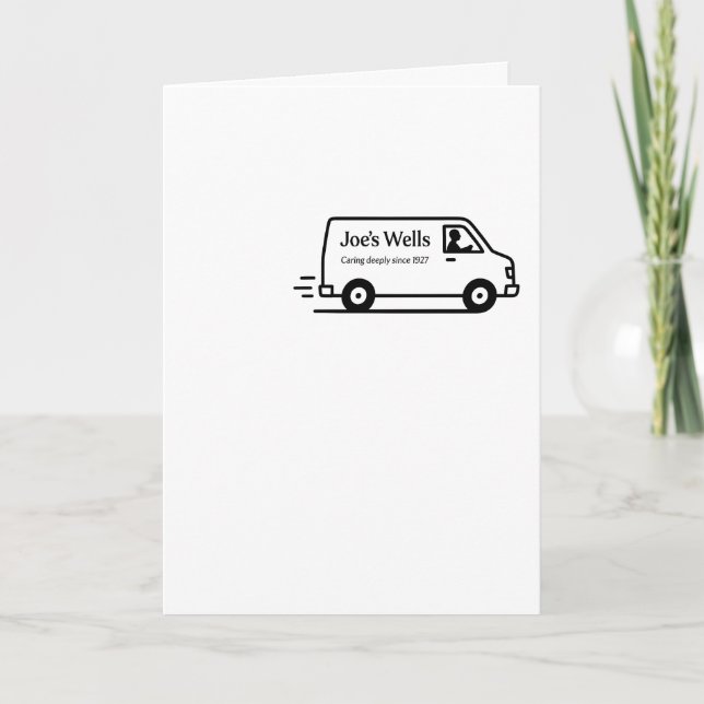 Cartão Funny Joe's Wells Get Well (Frente)