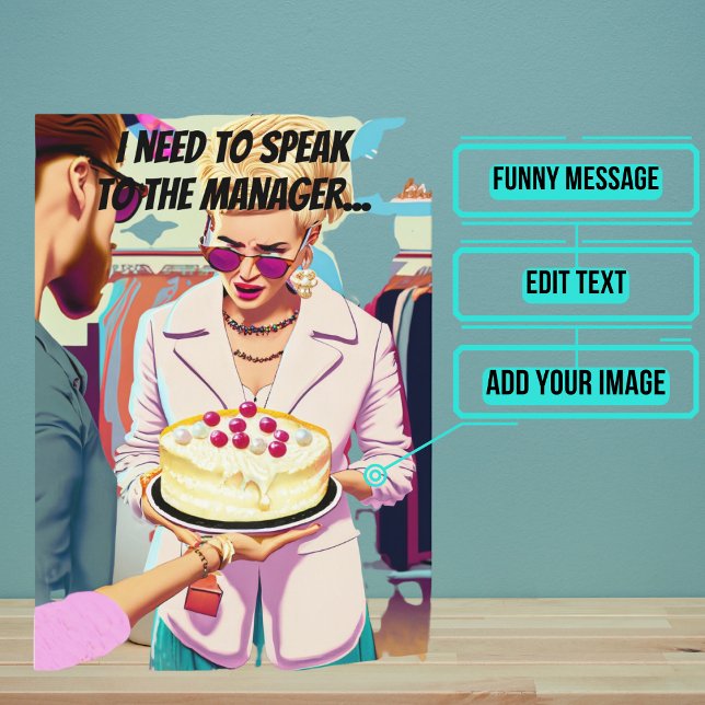 Cartão Funny Karen Birthday (This is a classic joke about the "Karens" of the world.)