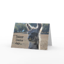 Funny Llama Mother's Day Card