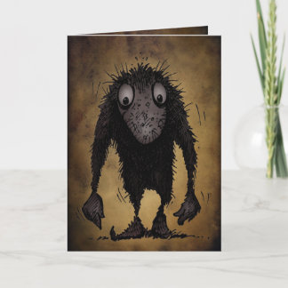 Cartão Funny Monster Troll