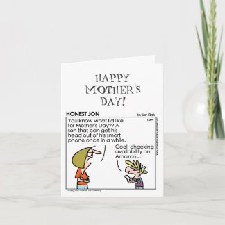 Cartão Funny Mother's Day Card