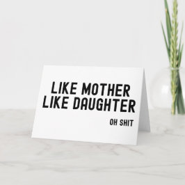 Cartão Funny Mothers Day Card Funny Birthday Card For Mum
