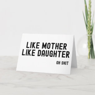 Cartão Funny Mothers Day Card Funny Birthday Card For Mum