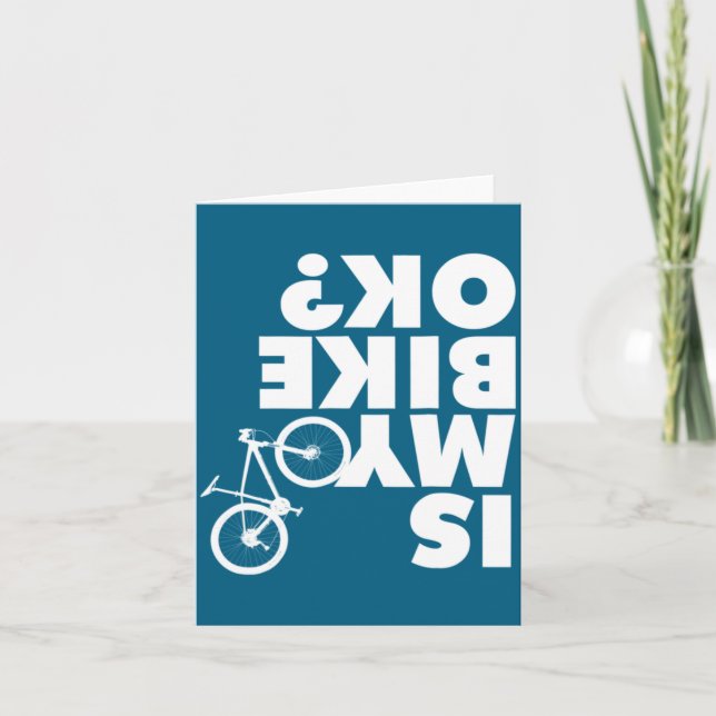 Cartão Funny Mountain Bike  (Frente)