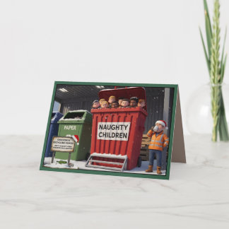 Cartão Funny naughty children