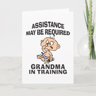 Cartão Funny New Grandma