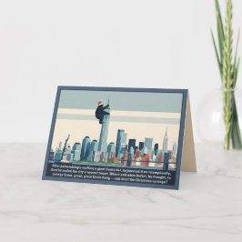 Cartão Funny New York Christmas