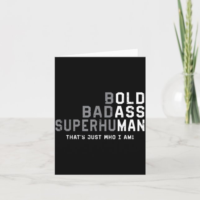 Cartão Funny Old Man Saying Gag Gift Fathers Day Birthday (Frente)