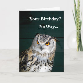 Cartão Funny Owl