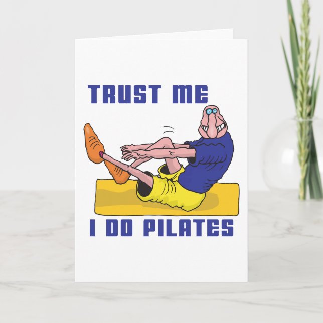 Cartão Funny Pilates (Frente)