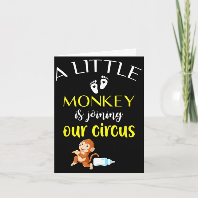 Cartão Funny Pregnancy Announcement New Baby Reveal  (Frente)