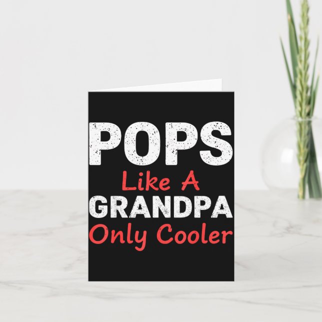 Cartão Funny Ps Grandpa Cooler From Grandkids Father's Da (Frente)