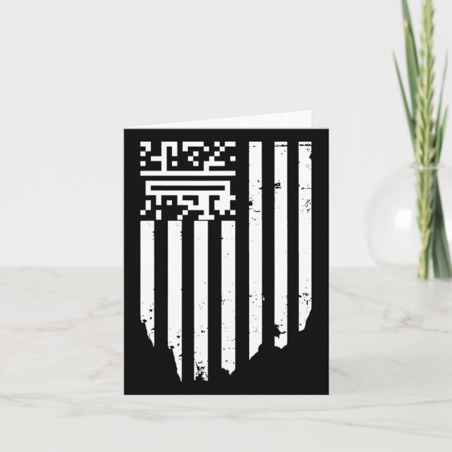 Cartão Funny Qr Presidente Trump Dance Code (Frente)