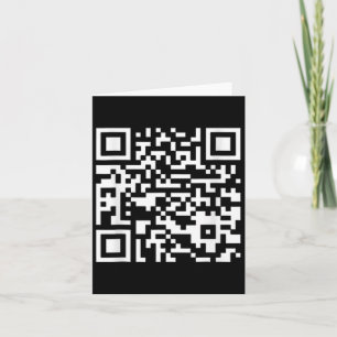 Cartão Funny Qr Presidente Trump Dance Code (em Byck)