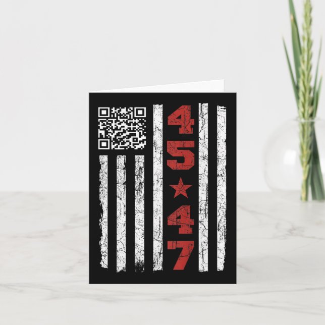 Cartão Funny Qr Presidente Trump Dance Code Trump 4547 (e (Frente)