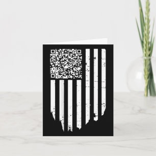 Cartão Funny Qr Scan Code Presidente Trump 4547 Trump Dan
