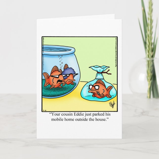 Cartão Funny Road Trip Humor Greeting Card (Frente)