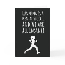 Funny Runcard Marathon Cross Country Runner