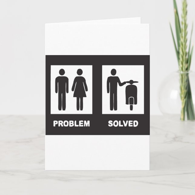 Cartão Funny Scooter (Frente)