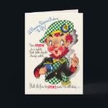 Cartão Funny Scottish Birthday Card<br><div class="desc">This funny little Scotsman is ready to celebrate with just a little bit of scotch.  All card designs are at least 55 years old,  and are digitally recreated for todays use.</div>