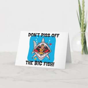 Cartão Funny SCUBA Diving