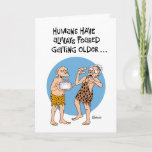 Cartão Funny Senior Male Birthday<br><div class="desc">Funny Senior Birthday Greeting Card for a man who is "over the hill"</div>