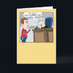 Cartão Funny Small Claims Court Juiz Birthday Card<br><div class="desc">Este cartão de aniversário engraçado e punido apresenta uma mistura no tribunal, uma vez que uma cara confunde o tribunal de pequenas ações com o tribunal de pequenas queixas. É a ordem errada no tribunal! Obrigado por escolher esta design original por © Chuck Ingwersen. Posto cartoons todos os dias no...</div>