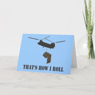 Cartão Funny that's how i roll