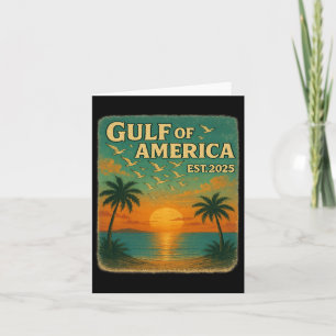 Cartão Funny Trump Golfo Dos Eua América 2025 Trump Merch