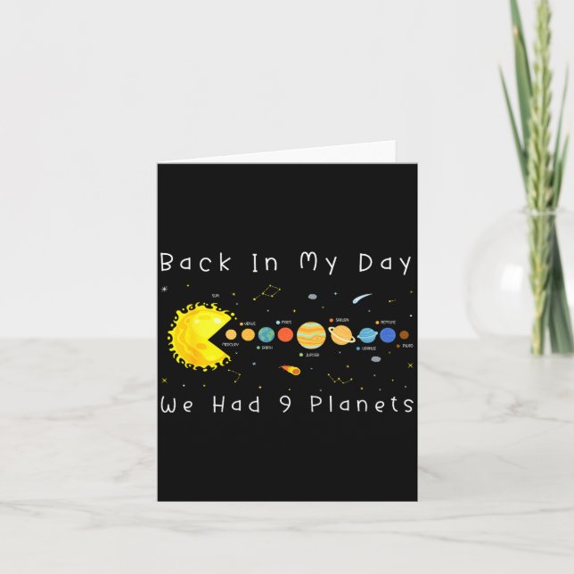 Cartão Funny Video Games Back In My Day We Had Nine Plane (Frente)