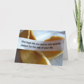 Cartão Funny Wedding Card