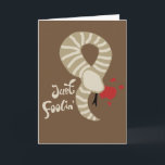 Cartão Funny Western Hognose Snake Get Well Card<br><div class="desc">Send a funny get well greeting to someone who's given you a good scare recently with this get well card featuring a cartoon style illustration of a Western Hognose Snake playing dead and the message Just Foolin' on the front. You can personalize or customize the inside greeting to using the...</div>