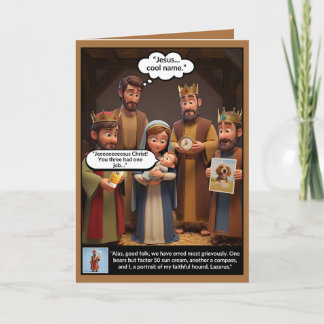 Cartão Funy atheist