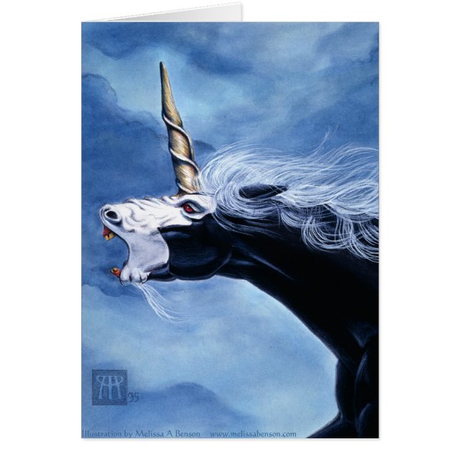 Cartão Fúria do unicórnio (Frente)