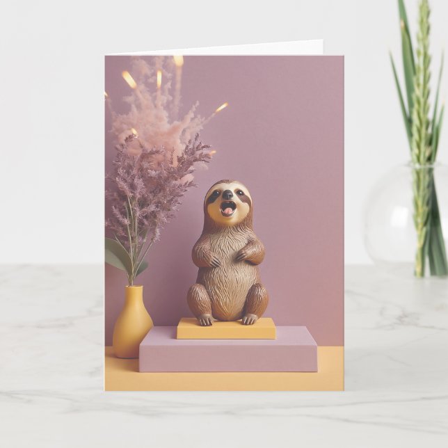 Cartão Furry Birthday Friend Forever (Frente)