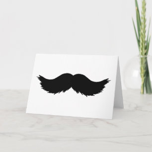 Cartão Furry Black Mustache