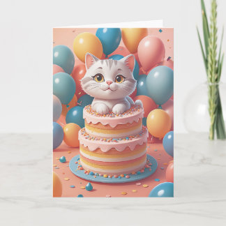 Cartão Furry Friends Wishing You Happy Birthday