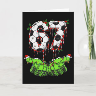 Cartão Futebol 67 Seis Sete Divertido Gen Alpha Meme Gote