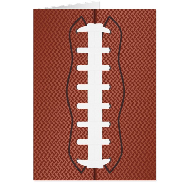 Cartão futebol americano (Frente)