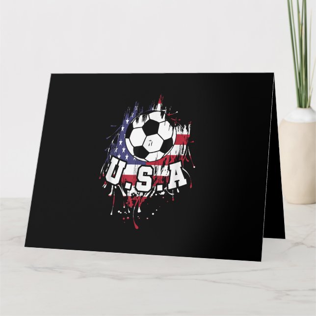 Cartão Futebol americano EUA (Frente)