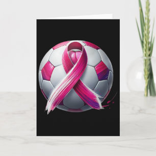 Cartão Futebol Contra o Câncer de Mama Byll Fita Rosa Kic