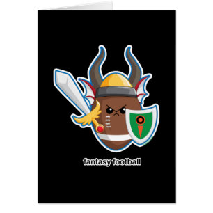Cartão Futebol da fantasia