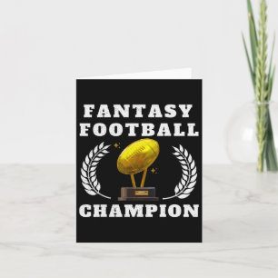 Cartão Futebol de 2025 Campeão de Fantasia